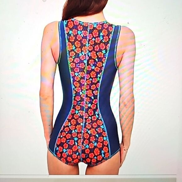 Marc by Marc Jacobs Maysie Floral zip scuba suit S - Picture 2 of 10